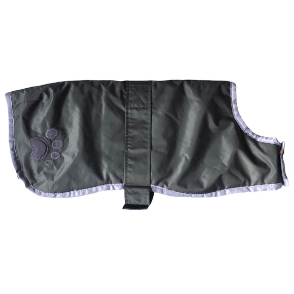 2-1 REVERSIBLE Dog Coat Orange Olive Camo L EUC - Picture 3 of 13